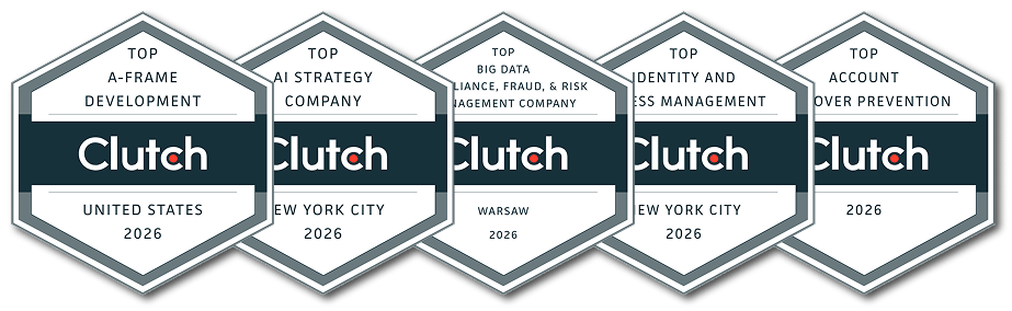 Top A-frame development, AI strategy, big data compliance, fraud & risk management, identity and access management, and account takeover prevention company 2026