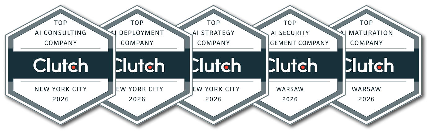 Top Clutch AI badges 2026