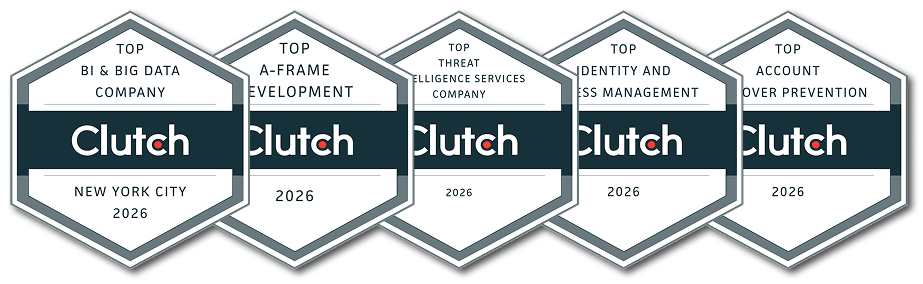 top BI and big data, A-Frame, threat intelligence, identity and access management, account takeover prevention companies New York 2026