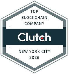 Clutch Top Blockchain Company in New York City 2026 award