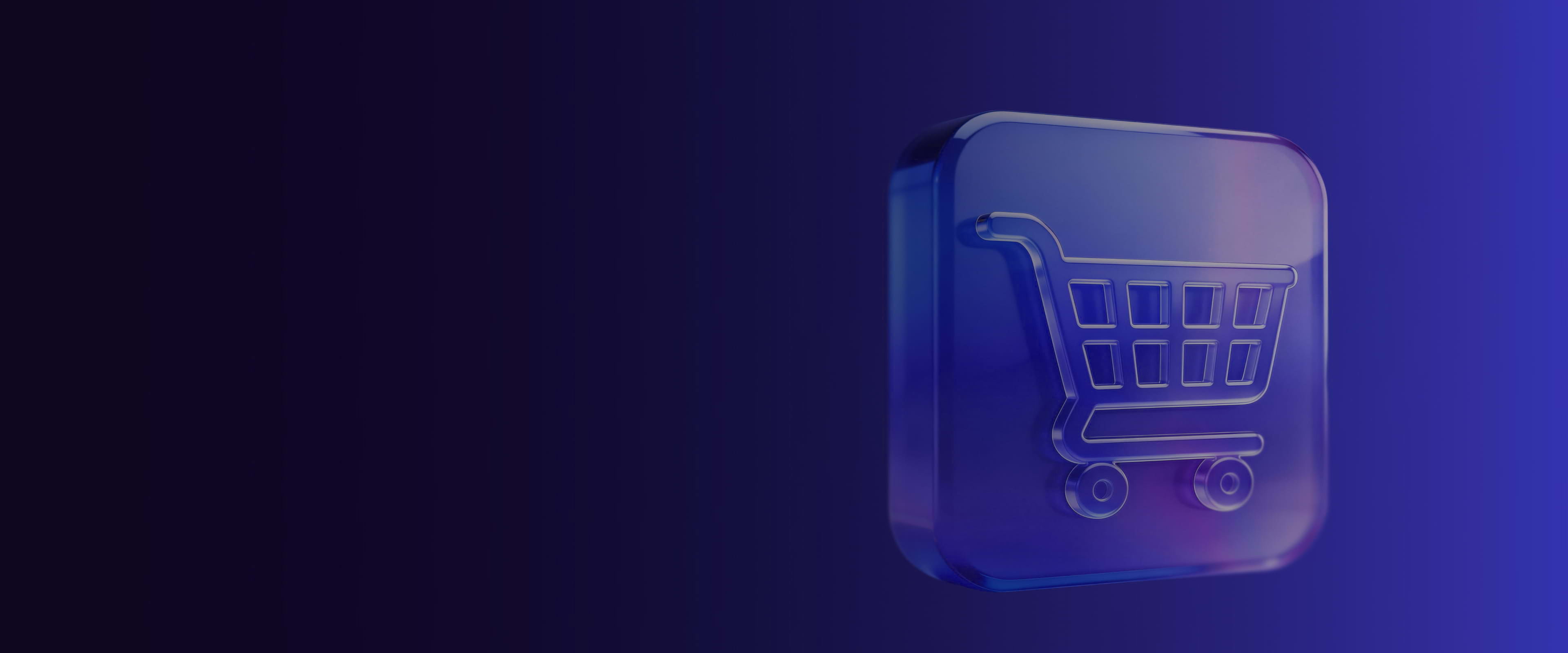 Blockchain eCommerce development services background