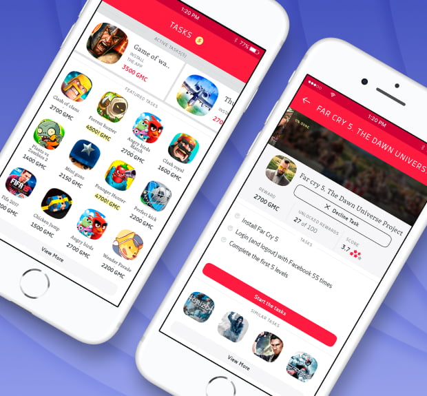 The illustration of Web3 gaming platform with in-game wallet project