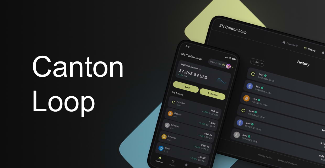 Canton Loop: First Canton Non-Custodial Wallet