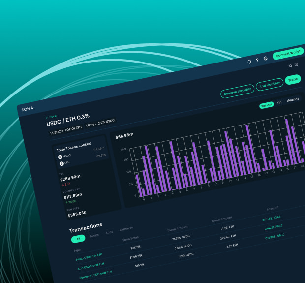 The illustration of Technology consulting for a DEX platform project