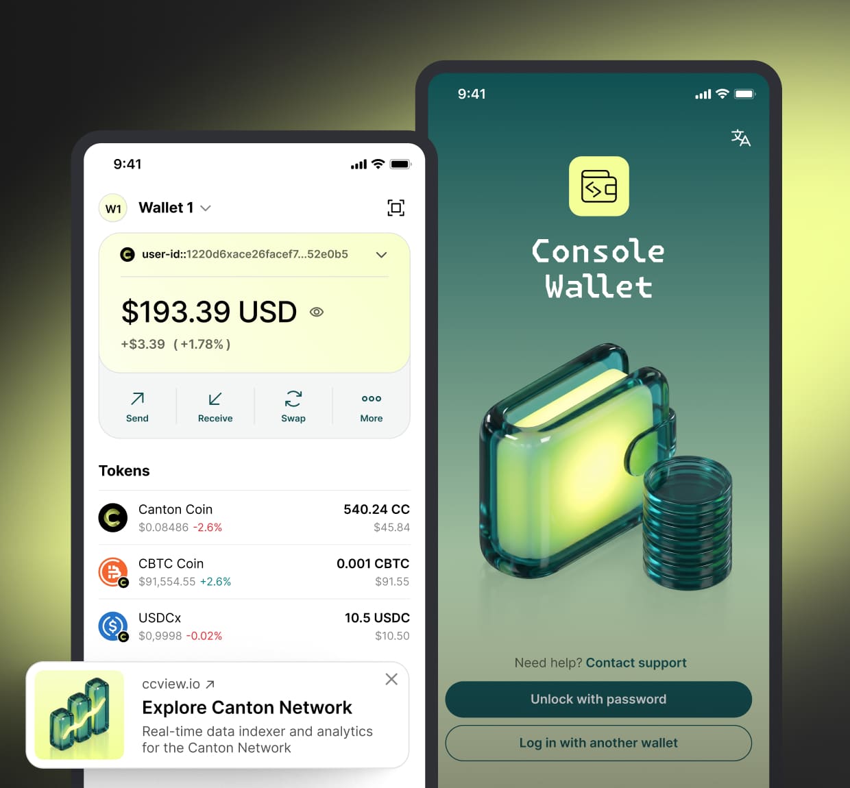 Console Wallet preview