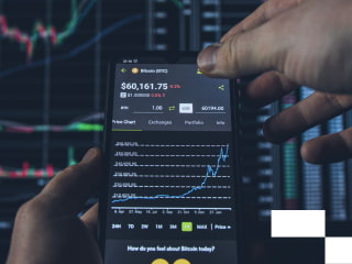 phone with currency graphic