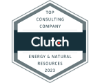 Top consulting company in energy and natural resources 2023 according to Clutch