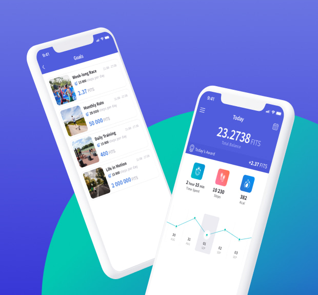 A blockchain-powered sports app with rewards system case preview