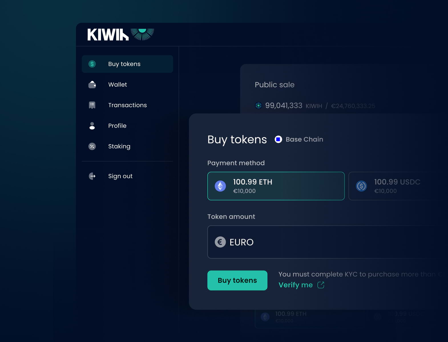 Kiwih multi-currency purchasing