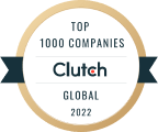 Clutch badge to Top 1000 Companies Global 2022