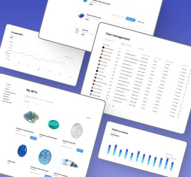 Flow-powered NFT marketplace for opals trading case preview