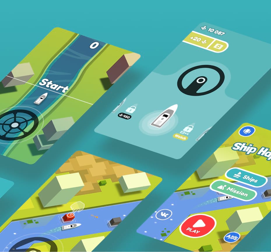 Mobile arcade game with endless mission gameplay case preview