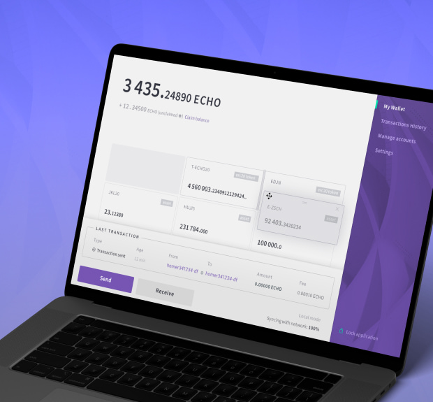 The illustration of multi-currency desktop wallet project