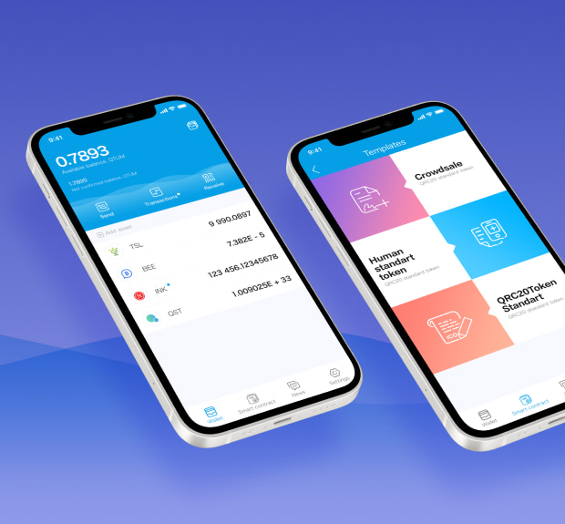 The illustration of crypto wallet with advanced security features project