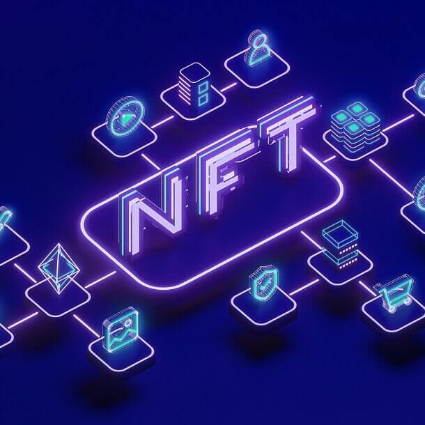 A schematic example of an NFT marketplace components