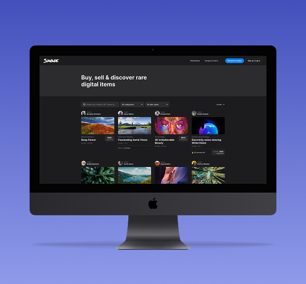 Video NFT marketplace case preview