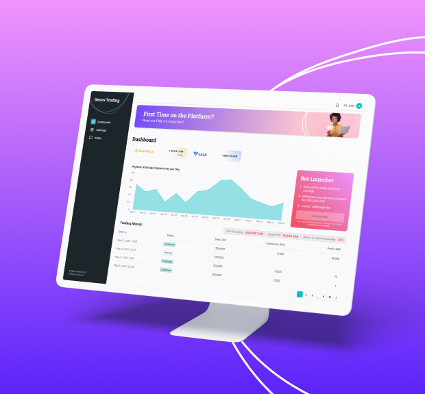 Cross-border multi-user arbitrage system case preview