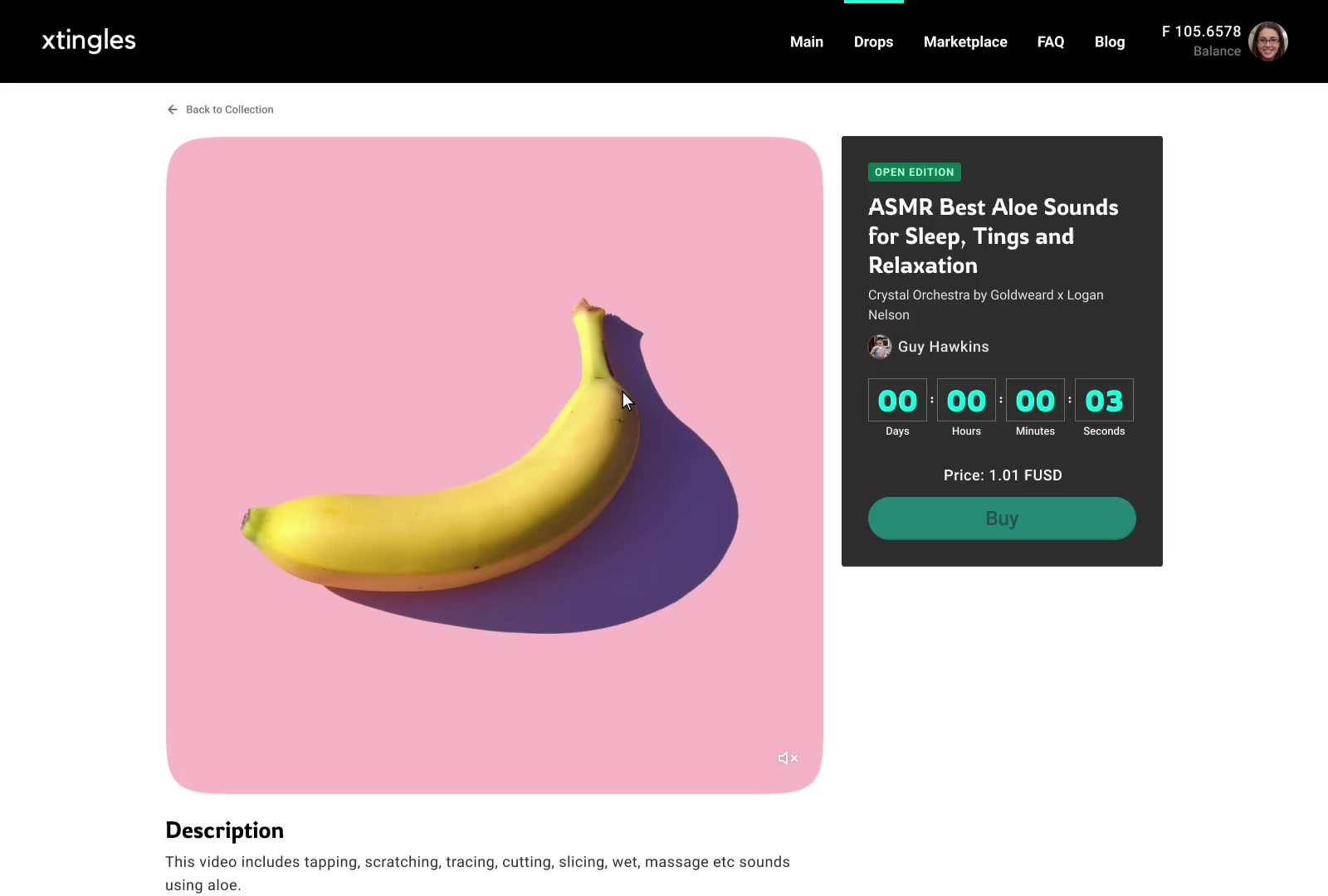 The UI of the platform's open edition screen