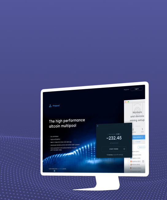 Propool Multicoin Cryptocurrency Mining Pool