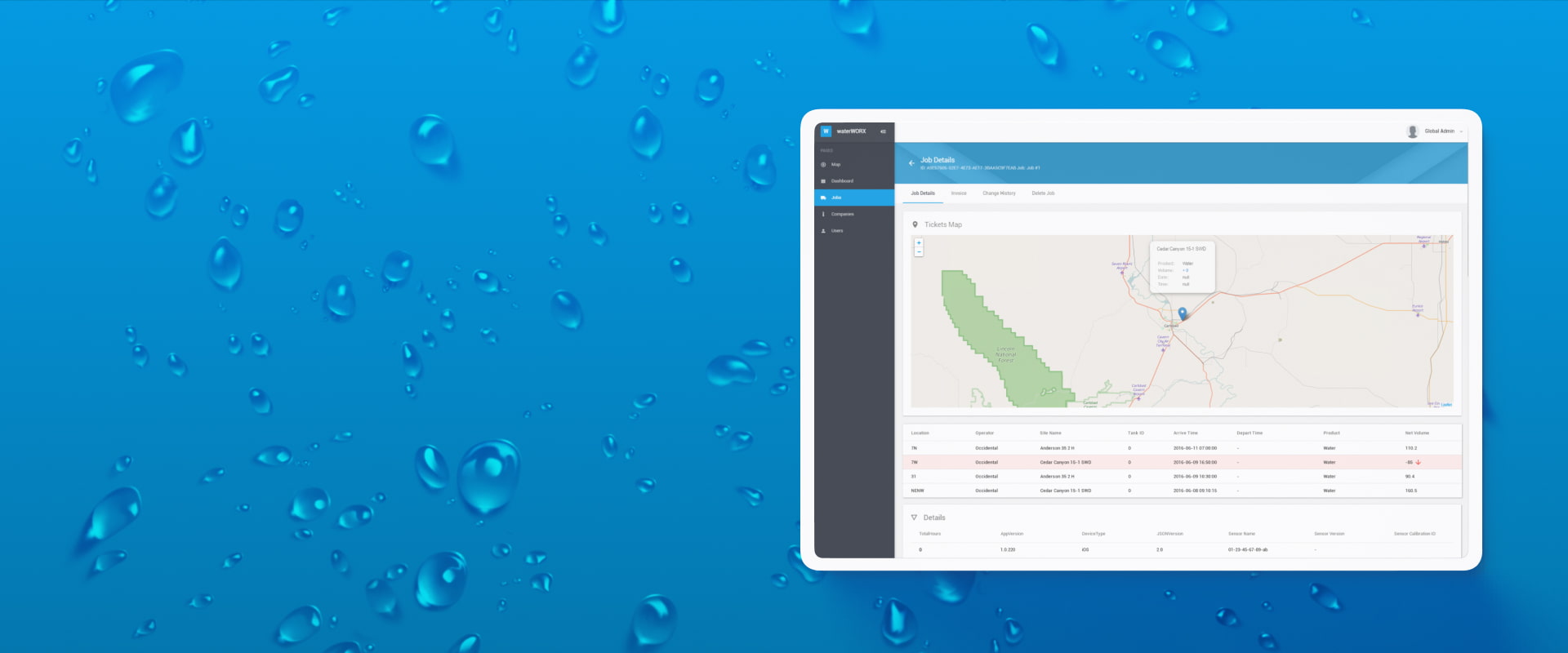 WaterWORX IoT Solution for Water Hauling Process Management