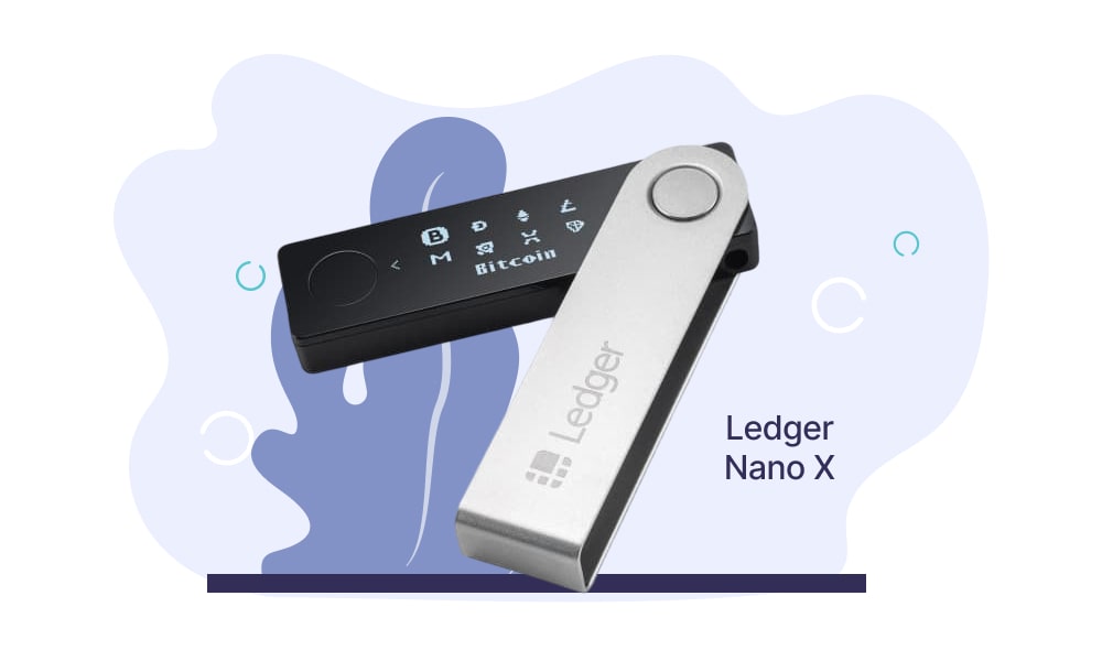 A Ledger Nano X device