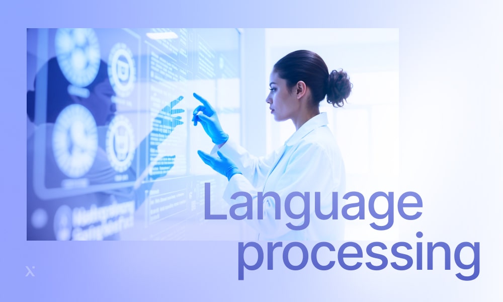 A robot and a human communicating via natural language processing