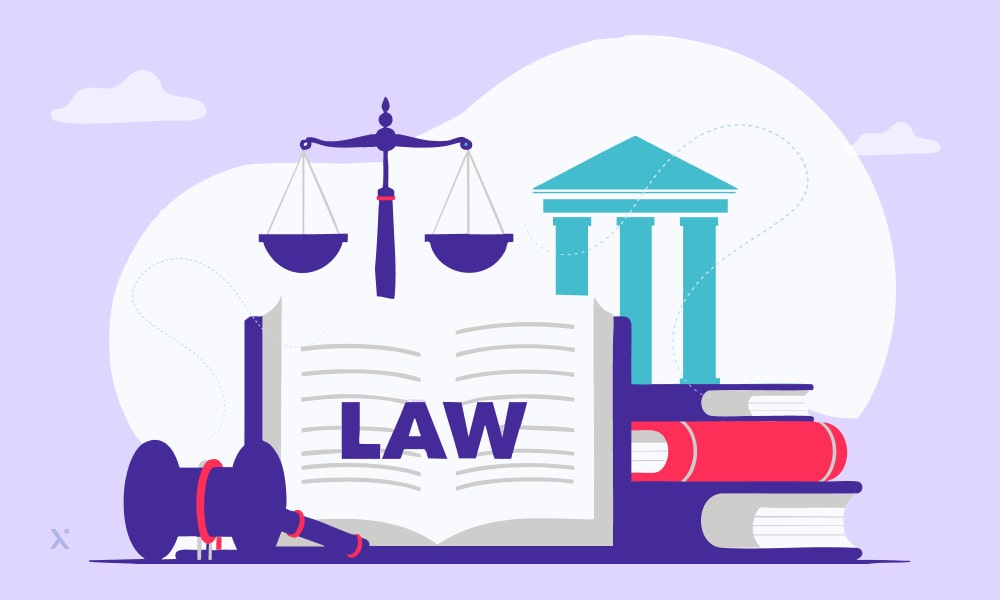 The monitor, ADA document, and a gavel standing for accessibility laws and regulations