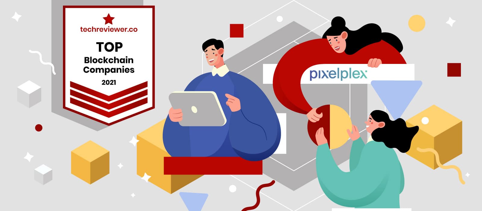 PixelPlex Is Recognized by Techreviewer as a Top Blockchain Development Company in 2021