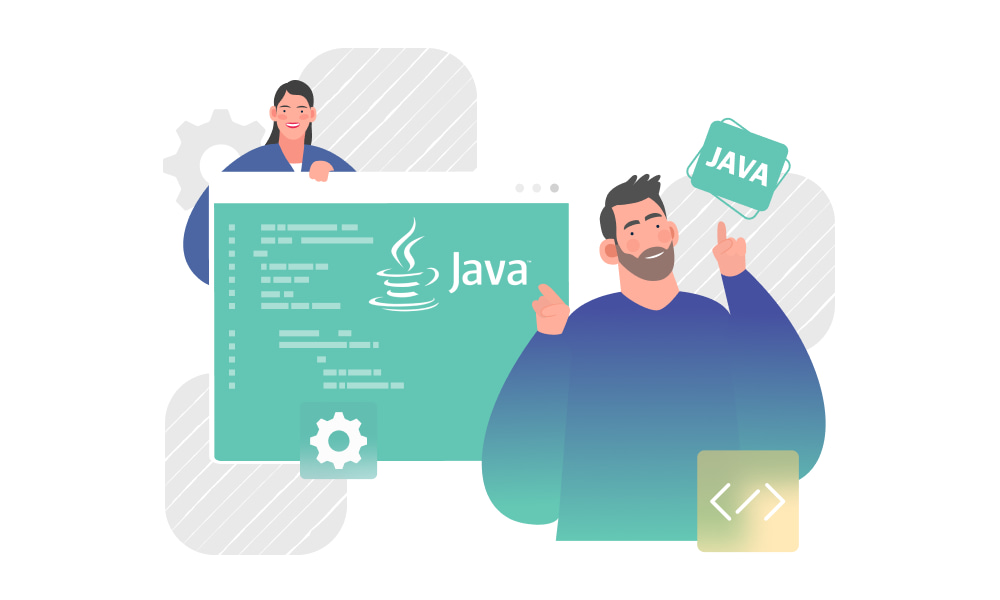 A person examining Java for AI development