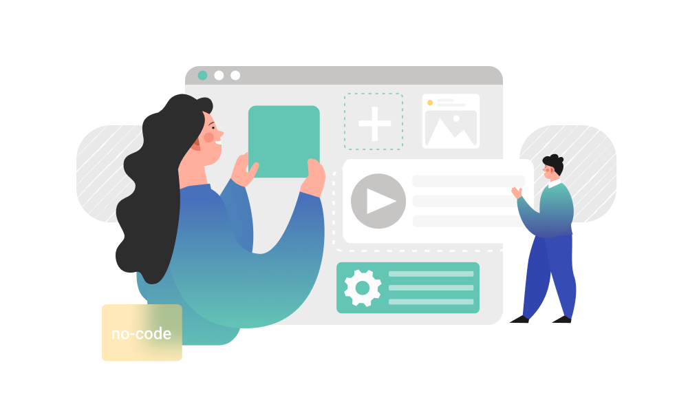 People building software using a no-code platform