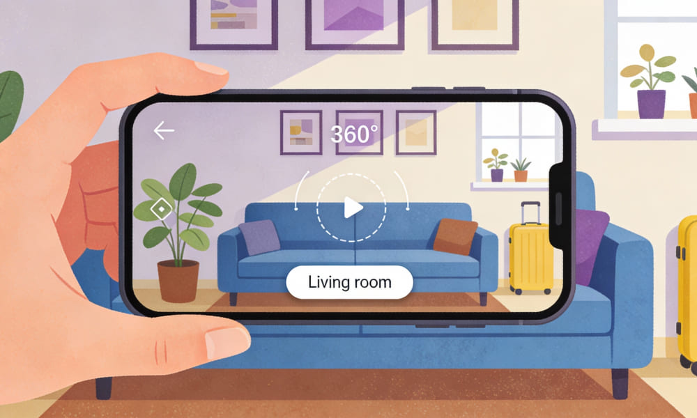 Using AR/VR to enhance a hotel tour