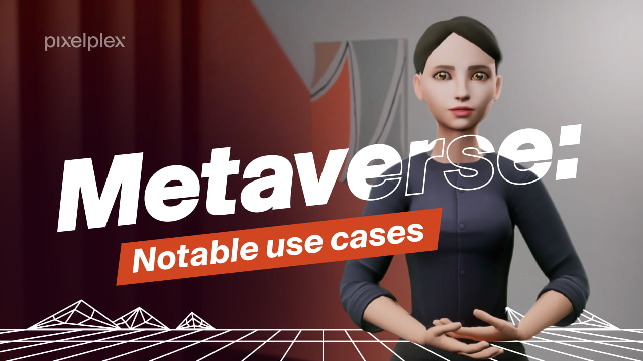 An avatar of a speaker who shares the notable use cases of the metaverse