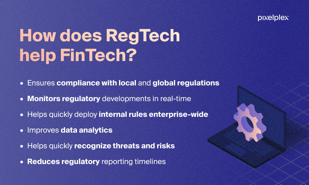 How does RegTech help FinTech