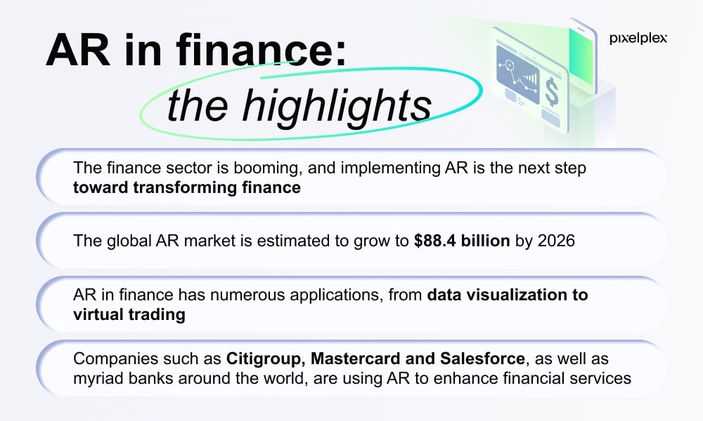 Augmented reality in finance key highlights