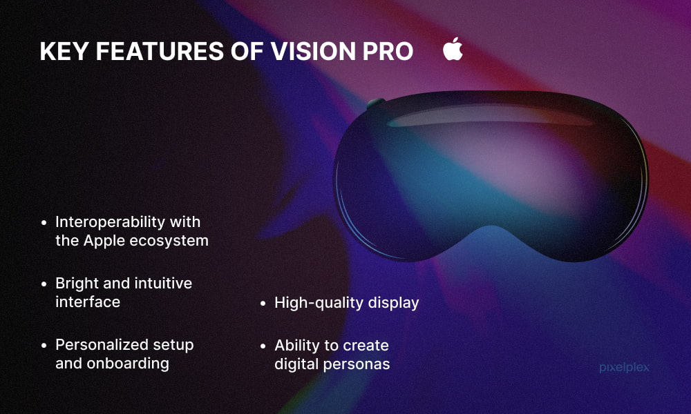 Apple Vision Pro key features