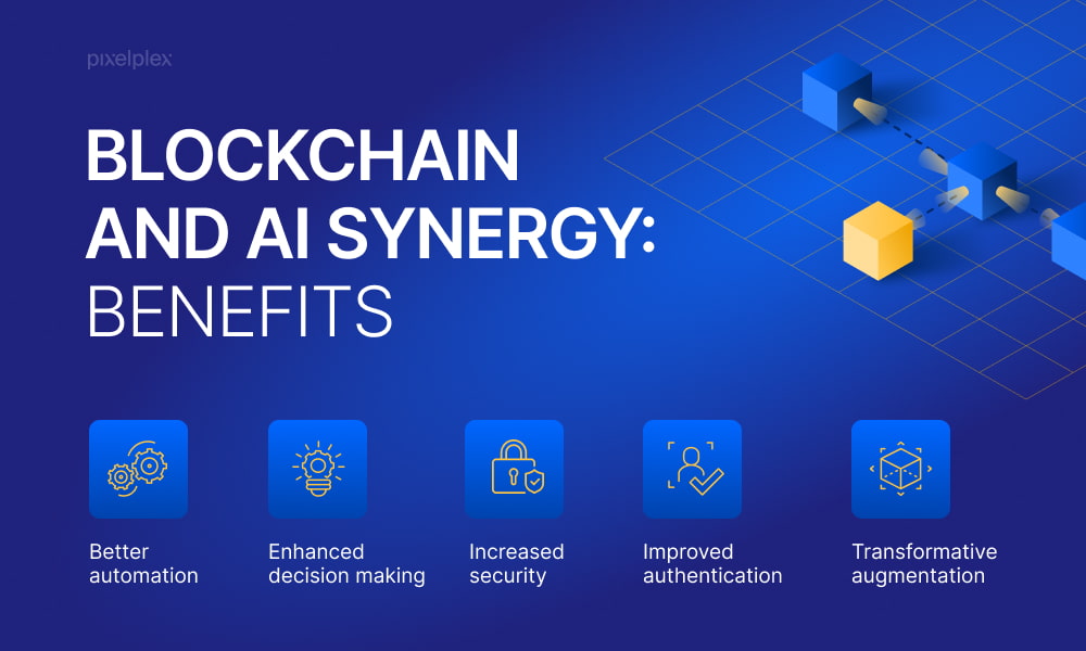 Benefits of blockchain and AI synergy