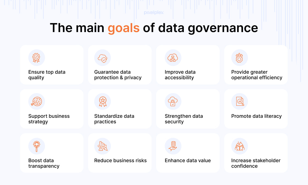 Data governance goals