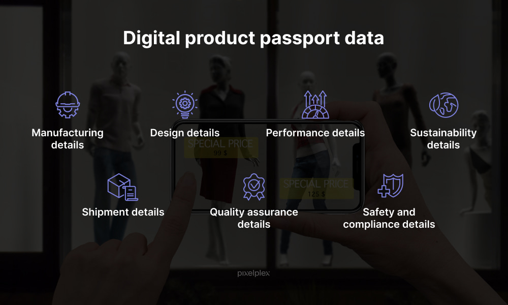 Digital product passport data