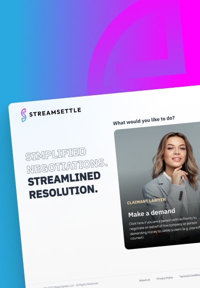 StreamSettle, a web platform for claims settlement