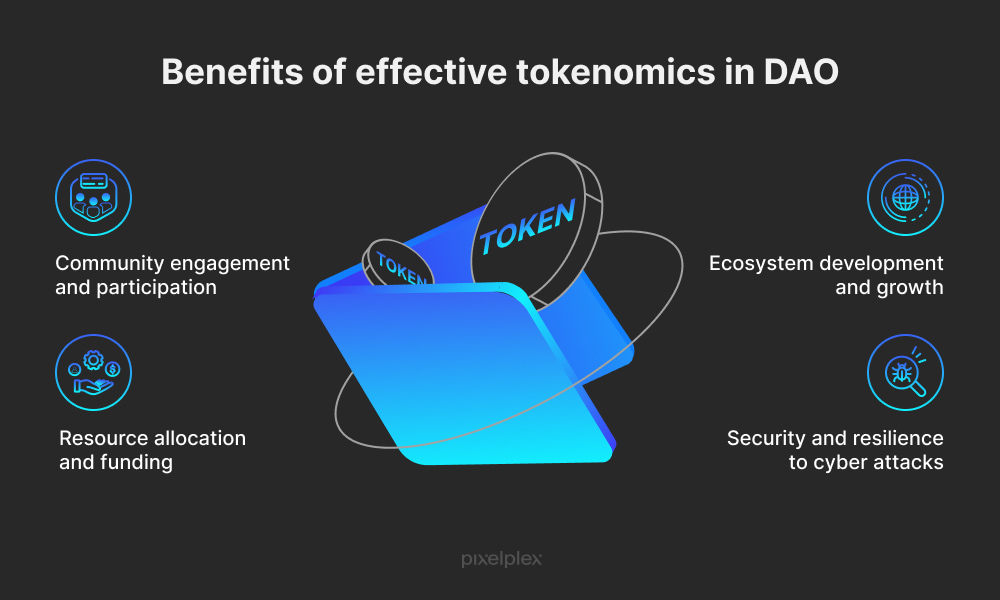 Benefits of effective tokenomics in DAO