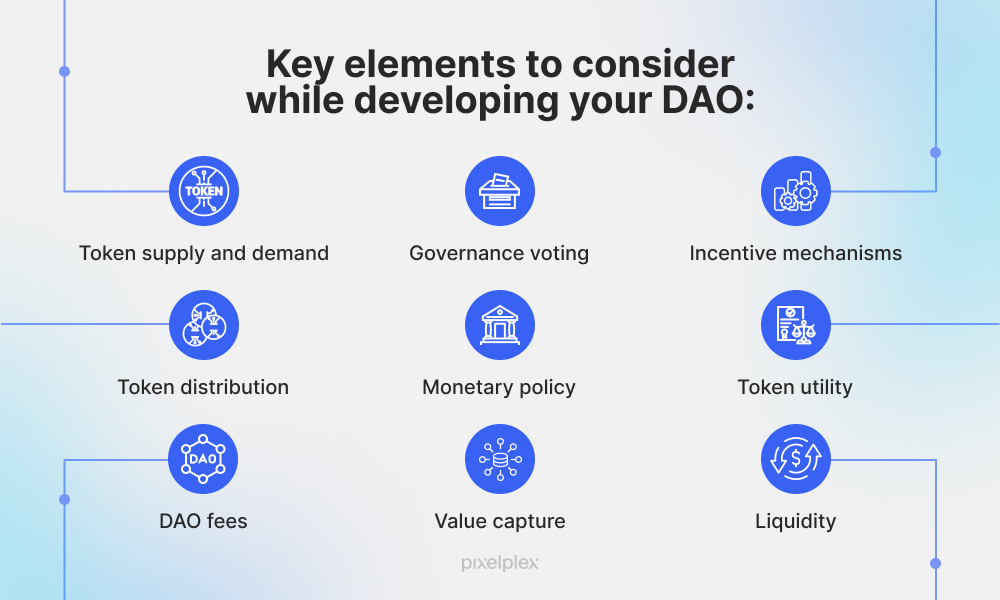 Key elements to consider while developing your DAO