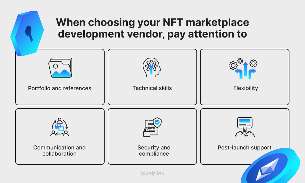 What to pay attention to when choosing an NFT marketplace development vendor