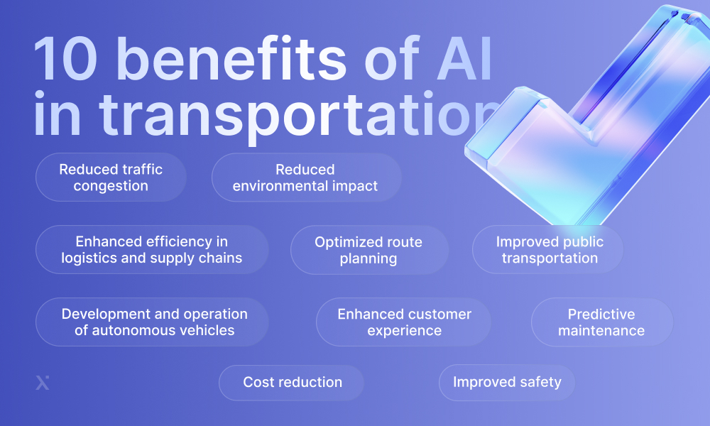 benefits of ai in transportation