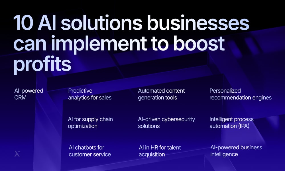 ai solutions to boost profits