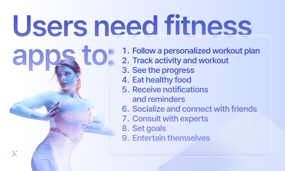 Fitness apps features