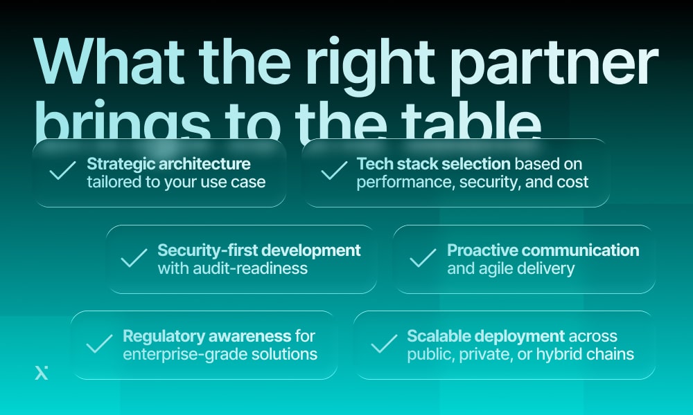 what the right partner brings to the table