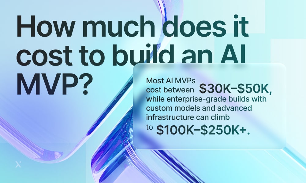 Cost analysis for building an AI MVP, featuring a breakdown of expenses and considerations for development.