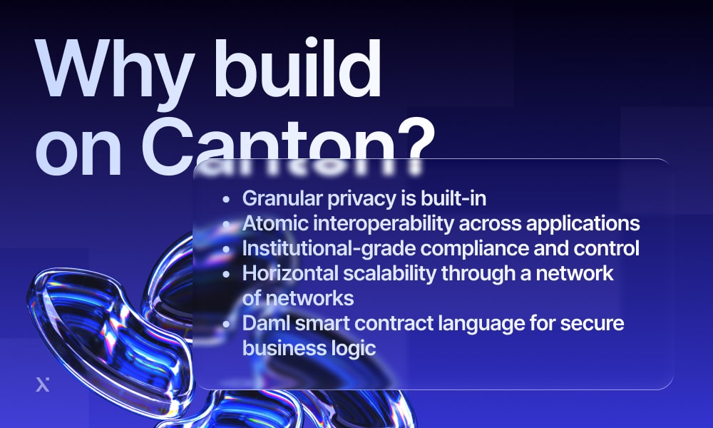 Text graphic asking Why build on Canton? with a modern design and vibrant colors.