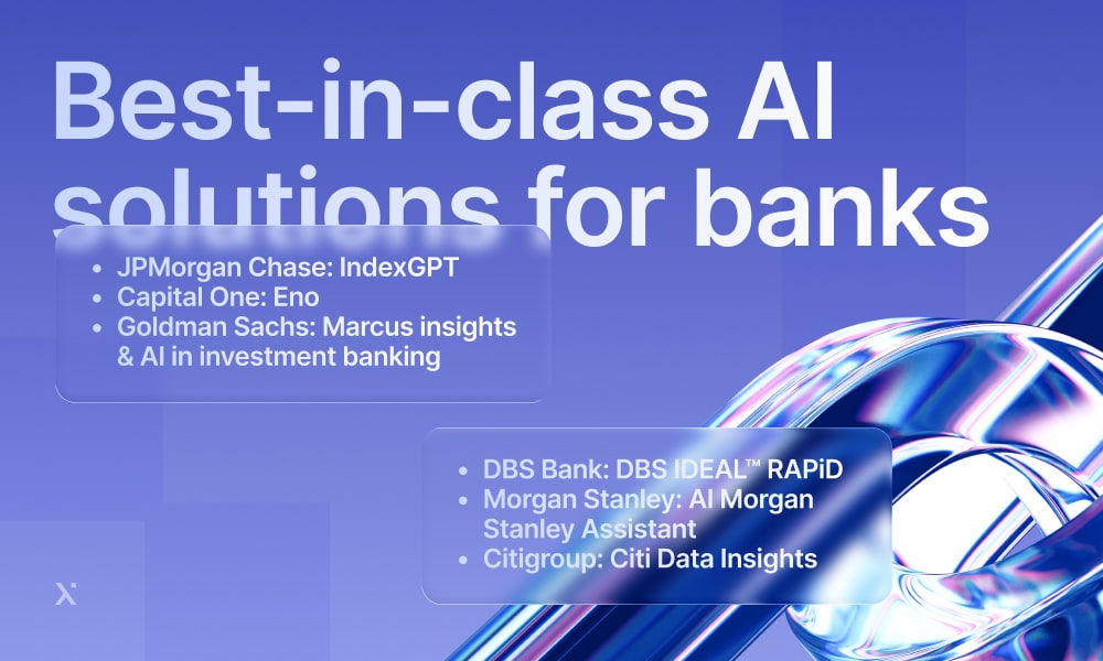 Cutting-edge AI technologies designed specifically for banks to optimize operations and improve service delivery.