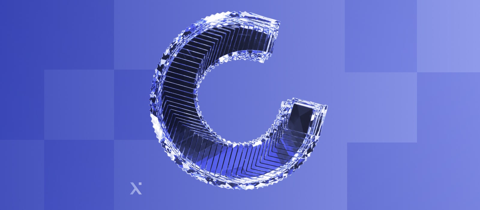 A logo in blue and white showcasing the letter C in a sleek and contemporary style.